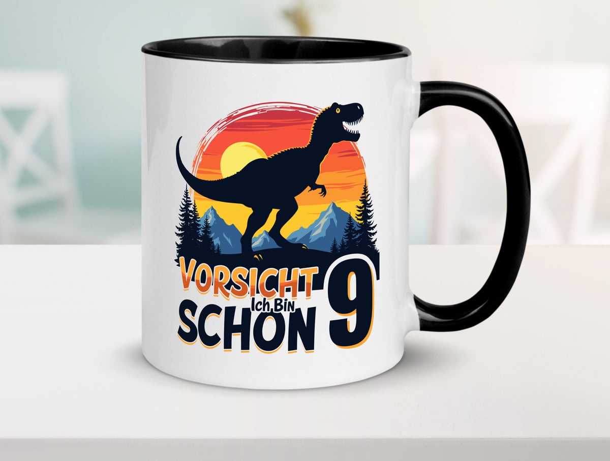 8. Geburtstag | 8 Jahre Dinosaurier v2 Geschenkidee Humor Tasse
