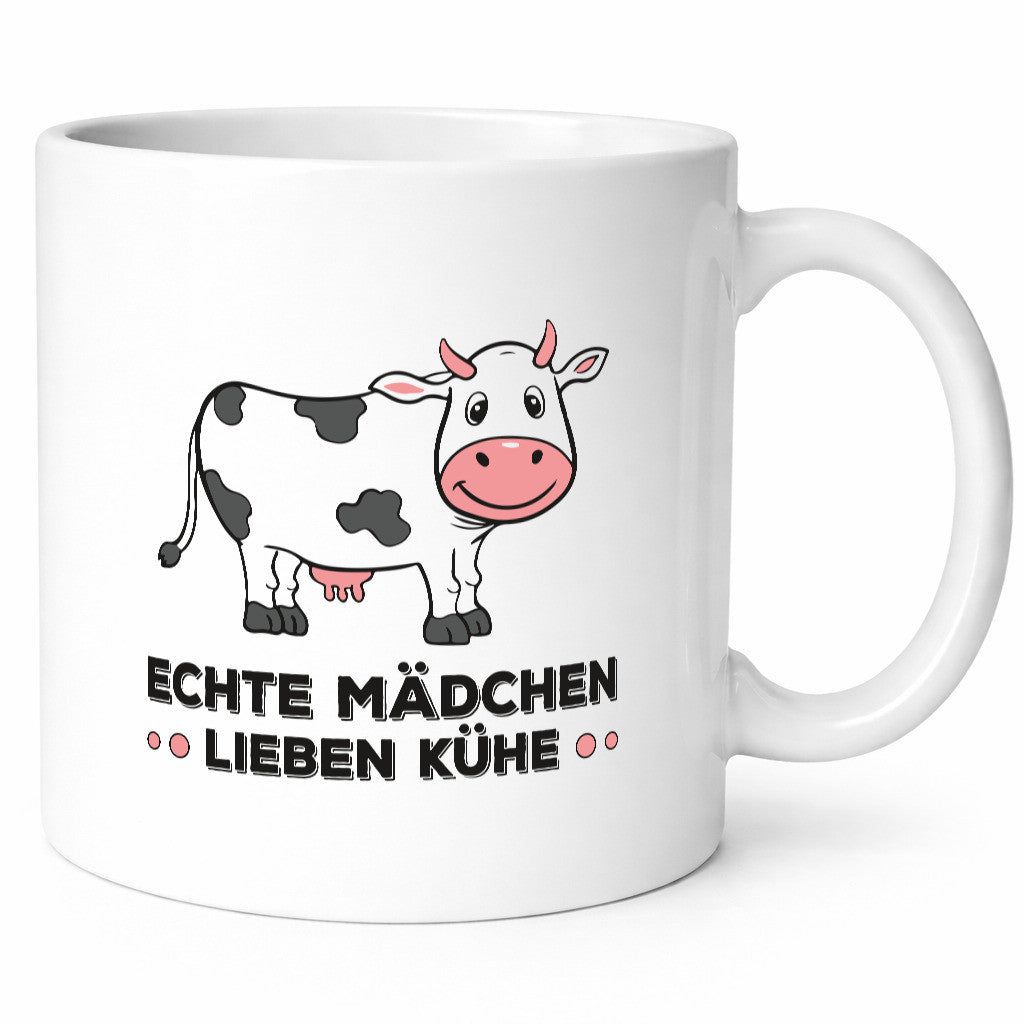 Echte mädchen lieben Kühe | Farm Farmer Bauer lustiger Spruch Geschenk Humor