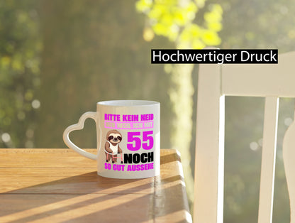 55. Geburtstag | Bitte kein neid Faultier 55 Jahre lustig Geschenkidee Geschenk