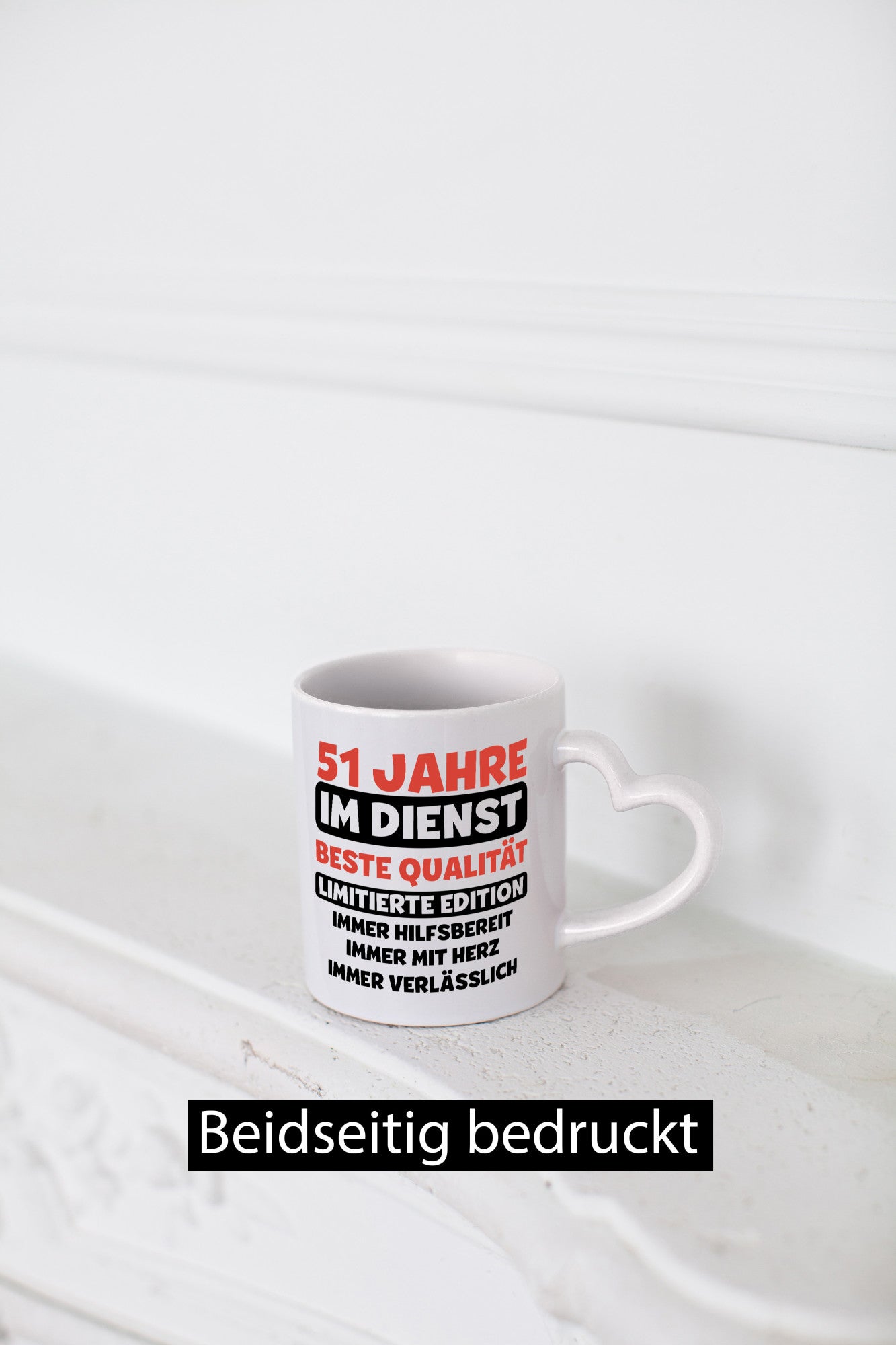 51 Jahre im Dienst | Jubiläum Arbeit v2 Humor Kollegen Büro Geschenkidee Tasse