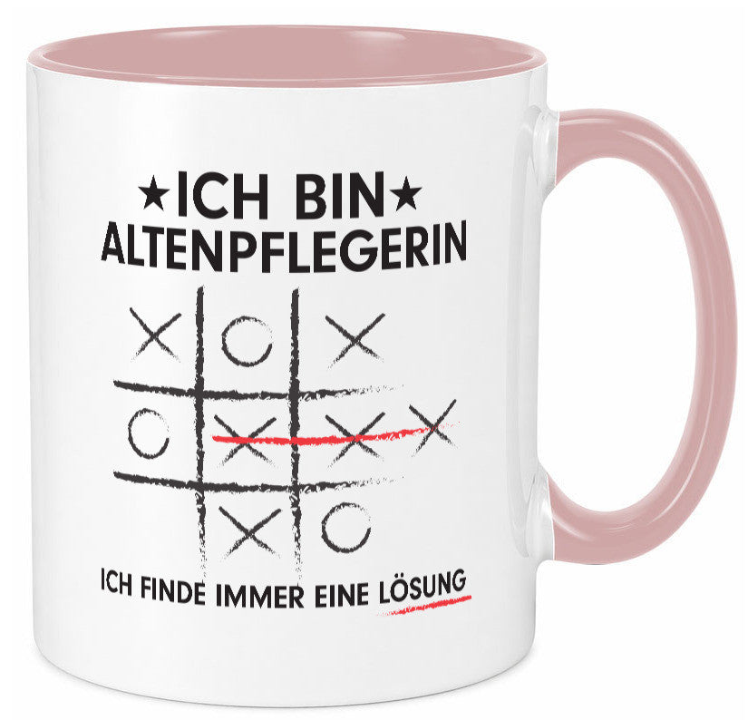 Lösung Finden: Altenpflegerin | Pflegepersonal lustiger Spruch Geschenk Humor