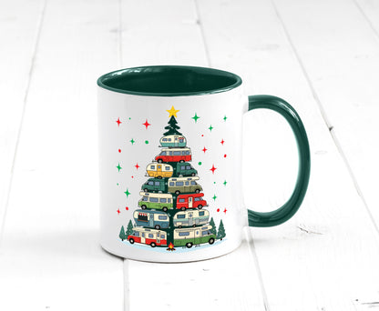 Camper | Camping Weihnachten Fahrzeuge Baumlichter v2 lustig Humor Geschenkidee