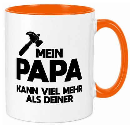 Mein papa kann viel mehr als deiner | Bester lustiger Spruch Geschenk Humor