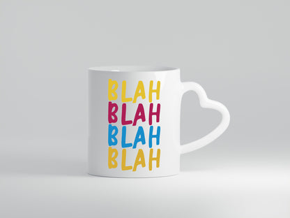 Blah | Bla Labern Lasse reden Spruch Humor Geschenkidee Tasse