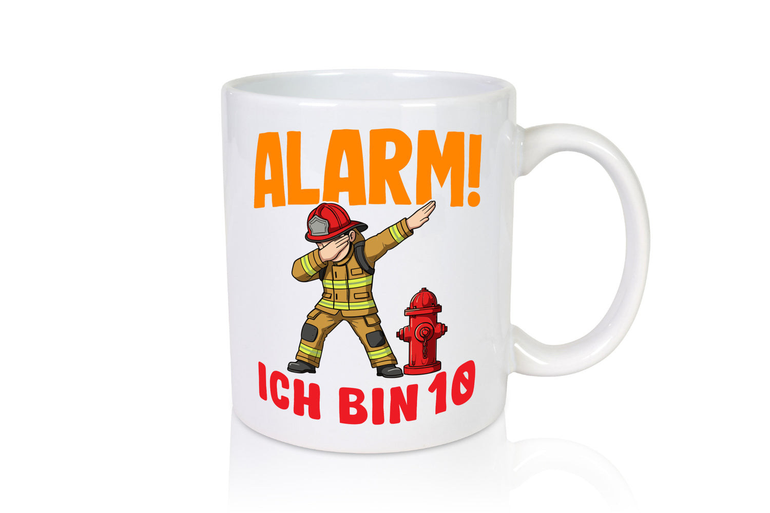 10. Geburtstag | 10 Jahre Feuerwehr Junge lustig Geschenkidee Geschenk Tasse