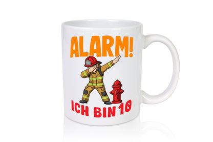 10. Geburtstag | 10 Jahre Feuerwehr Junge lustig Geschenkidee Geschenk Tasse
