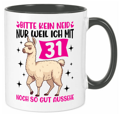 31. Geburtstag | 31 Jahre Lama gut aussehen lustiger Spruch Geschenk