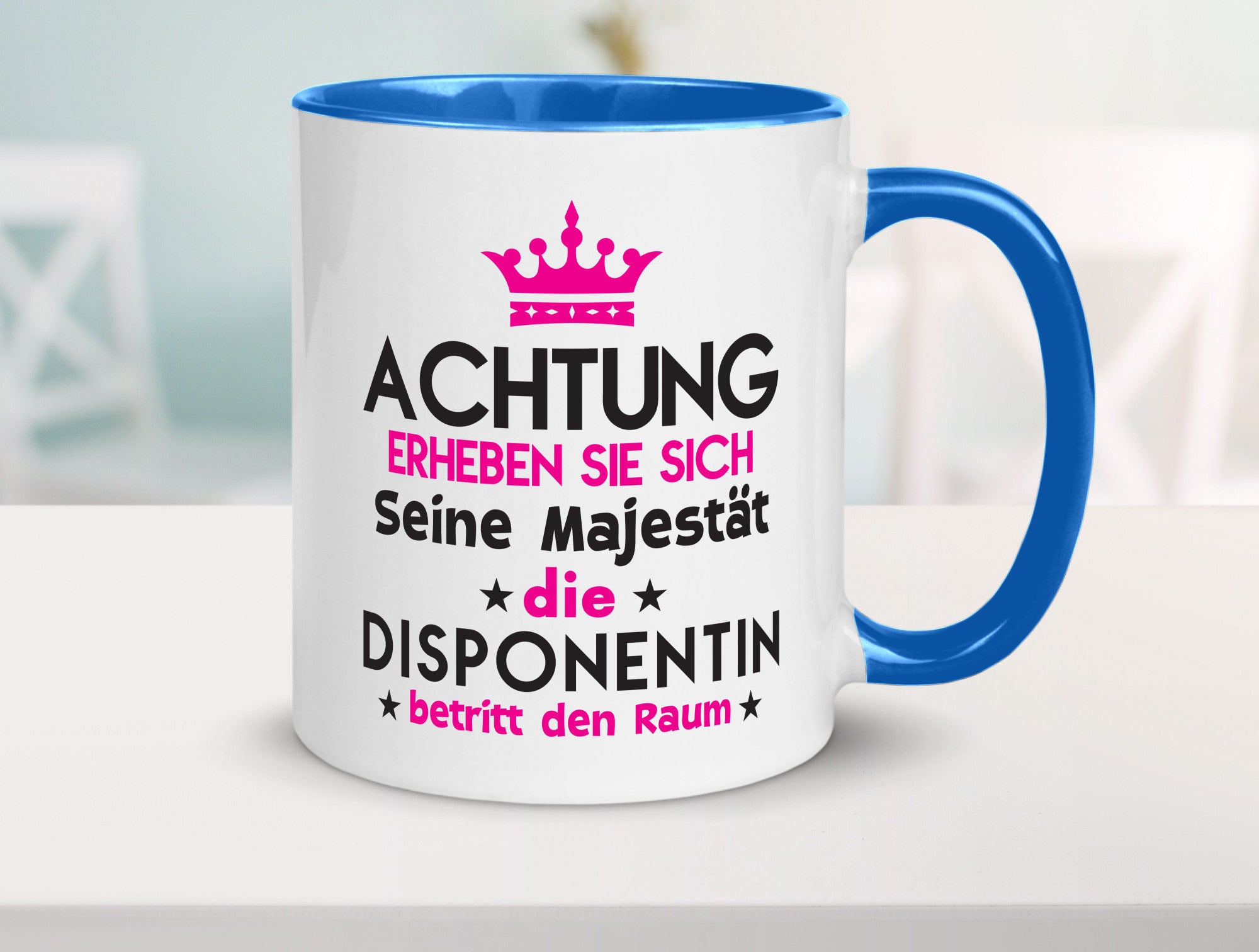 Seine Majestät Disponentin | Zuteilerin Geschenk Humor Geschenkidee lustiger