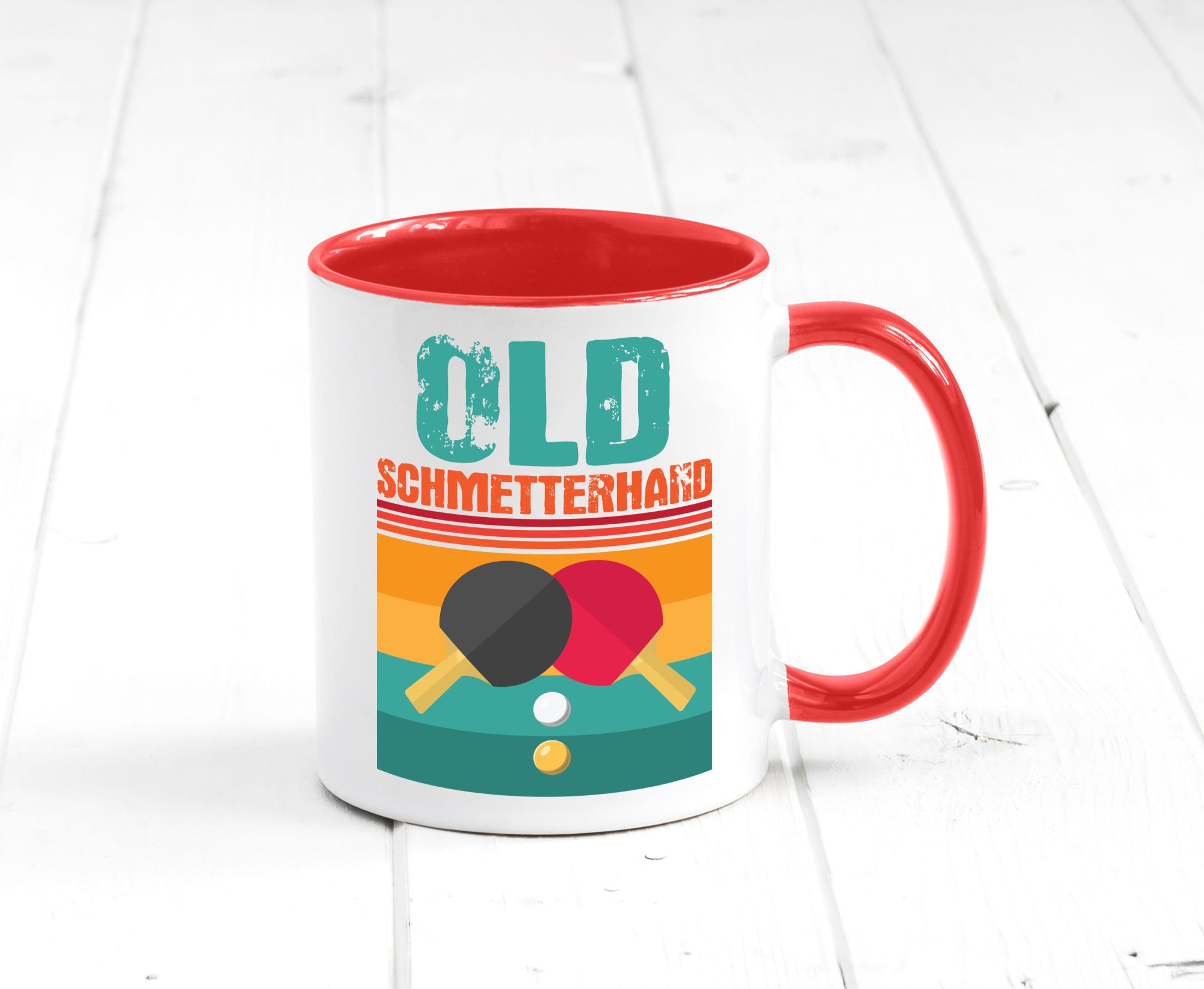 Tischtennis Tasse Humor Geschenkidee