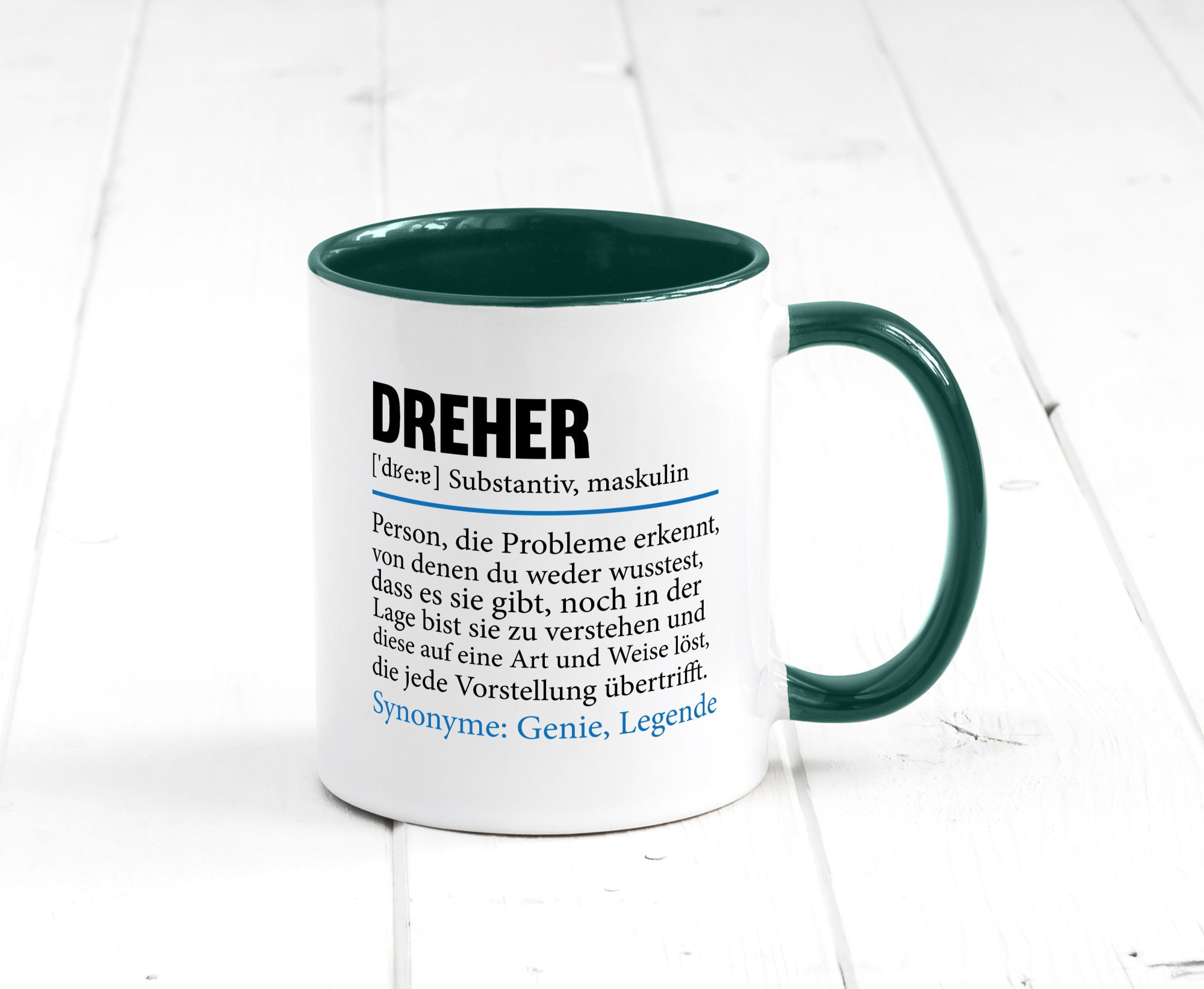 Dreher Humor | Fräser Zerspannungsmechaniker Geschenkidee Tasse