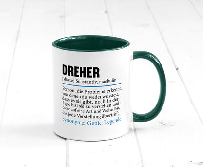 Dreher Humor | Fräser Zerspannungsmechaniker Geschenkidee Tasse