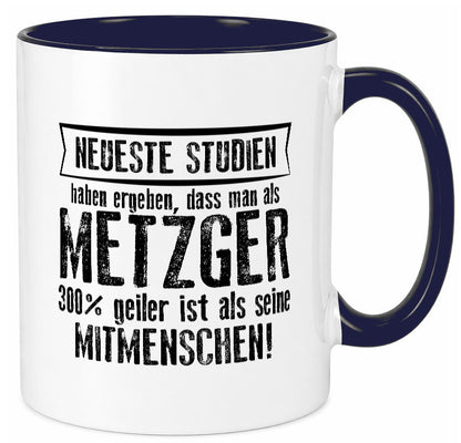 Neuste Studien: Metzger | Fleischer Metzgerei lustig Humor Geschenkidee