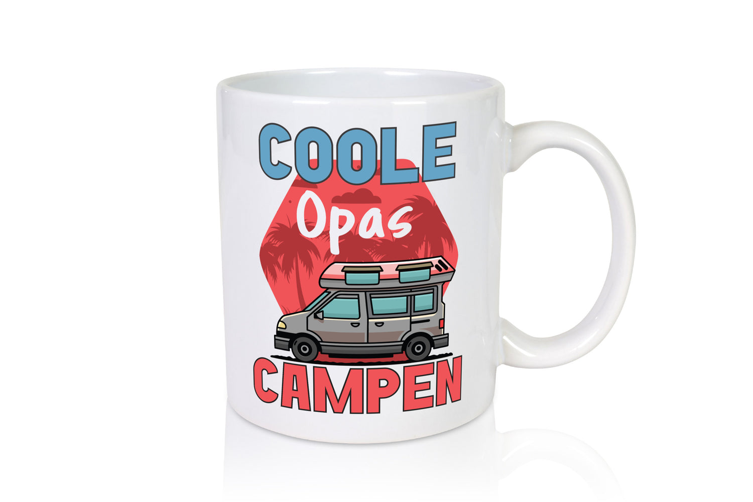 Coole Opas campen | Campingwagen Palmen Geschenk Familie Geschenkidee lustiger