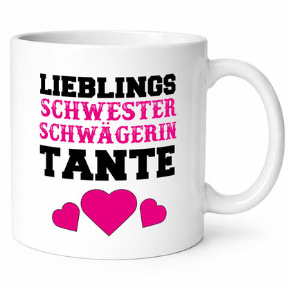 Lieblings Schwester lustig Humor Geschenkidee Geschenk Tasse