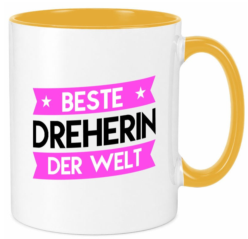 Beste Dreherin | Fräser Dreher lustiger Spruch Geschenk Humor Geschenkidee Tasse