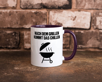 Nach dem Grillen kommt das Chillen | Grillmeister Party Geschenk Humor