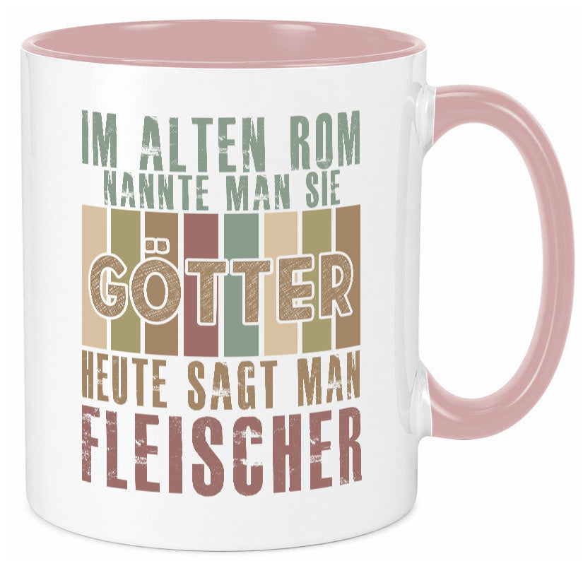Heute sagt man: Fleischer | Schlachterei Humor Geschenkidee Tasse