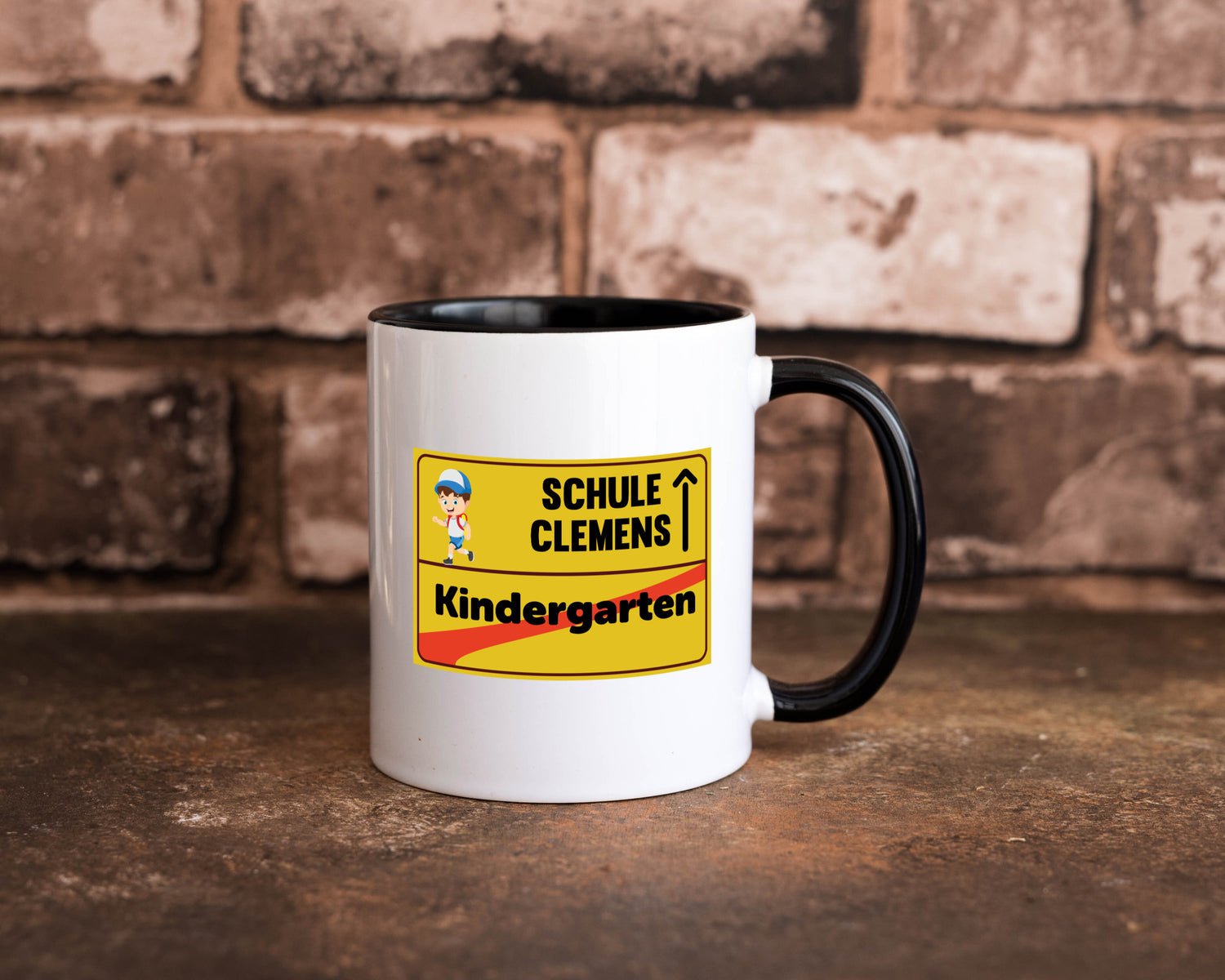 Bye Kindergarten | Schule Clemens Geschenkidee Humor Tasse