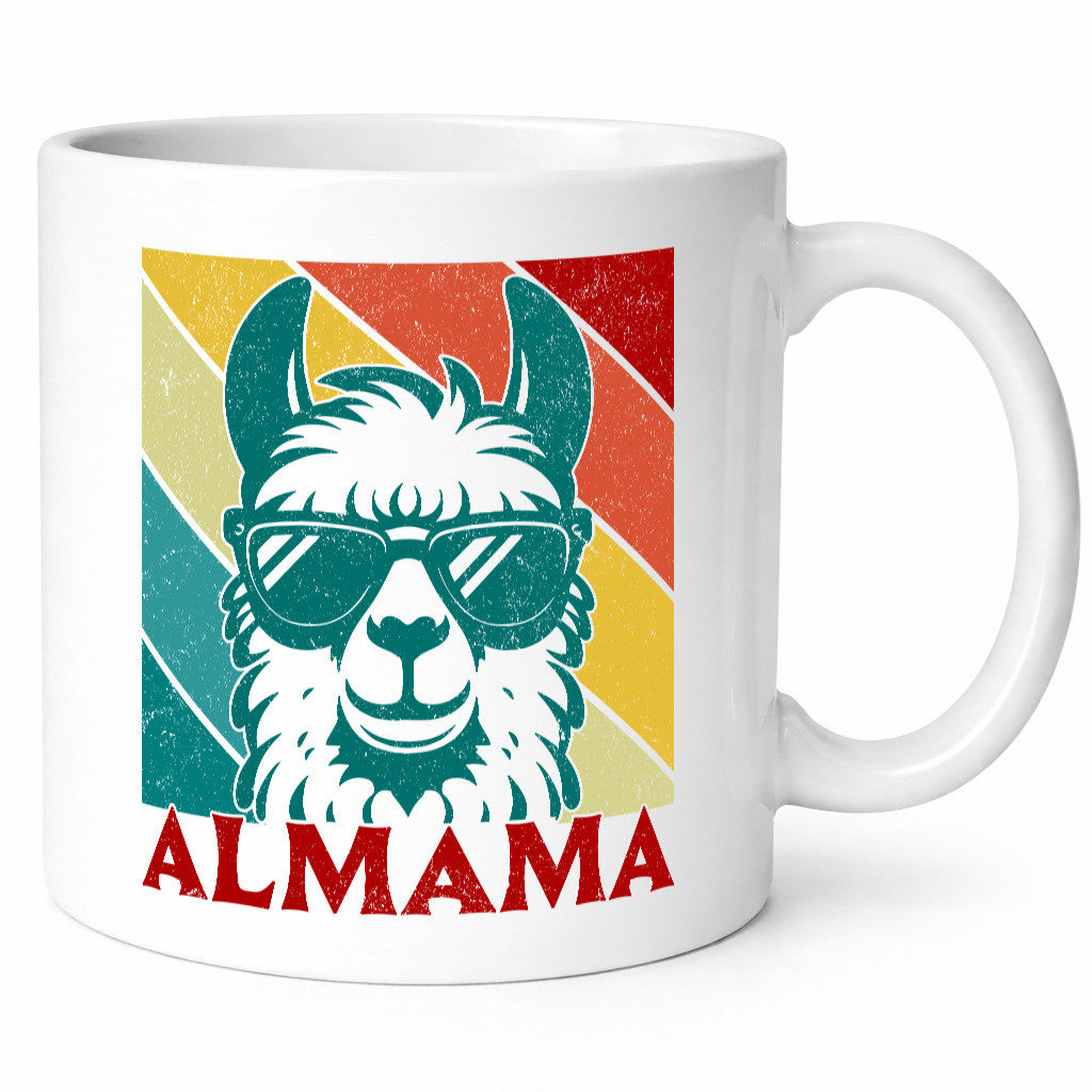 Almama | Lama Mutter Muttertag lustig Familie Geschenkidee Geschenk Tasse
