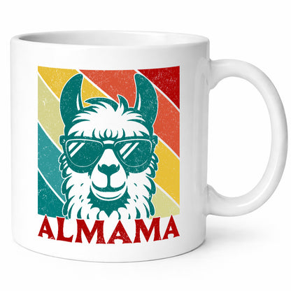 Almama | Lama Mutter Muttertag lustig Familie Geschenkidee Geschenk Tasse