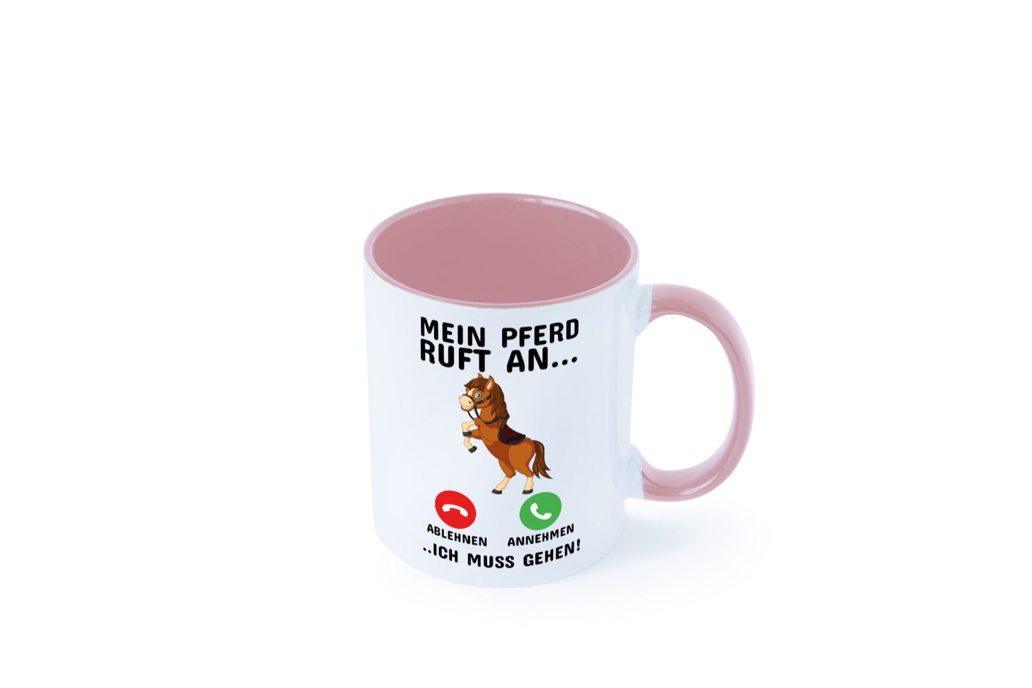 Mein Pferd ruft an Humor Geschenkidee Tasse