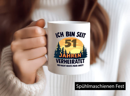 Ich bin Verheiratet | 51. Hochzeitstag Ehepaar lustig Humor Geschenkidee