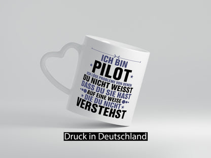 Löse Probleme: Pilot | Flugzeug Piloten v2 Humor Geschenkidee Tasse