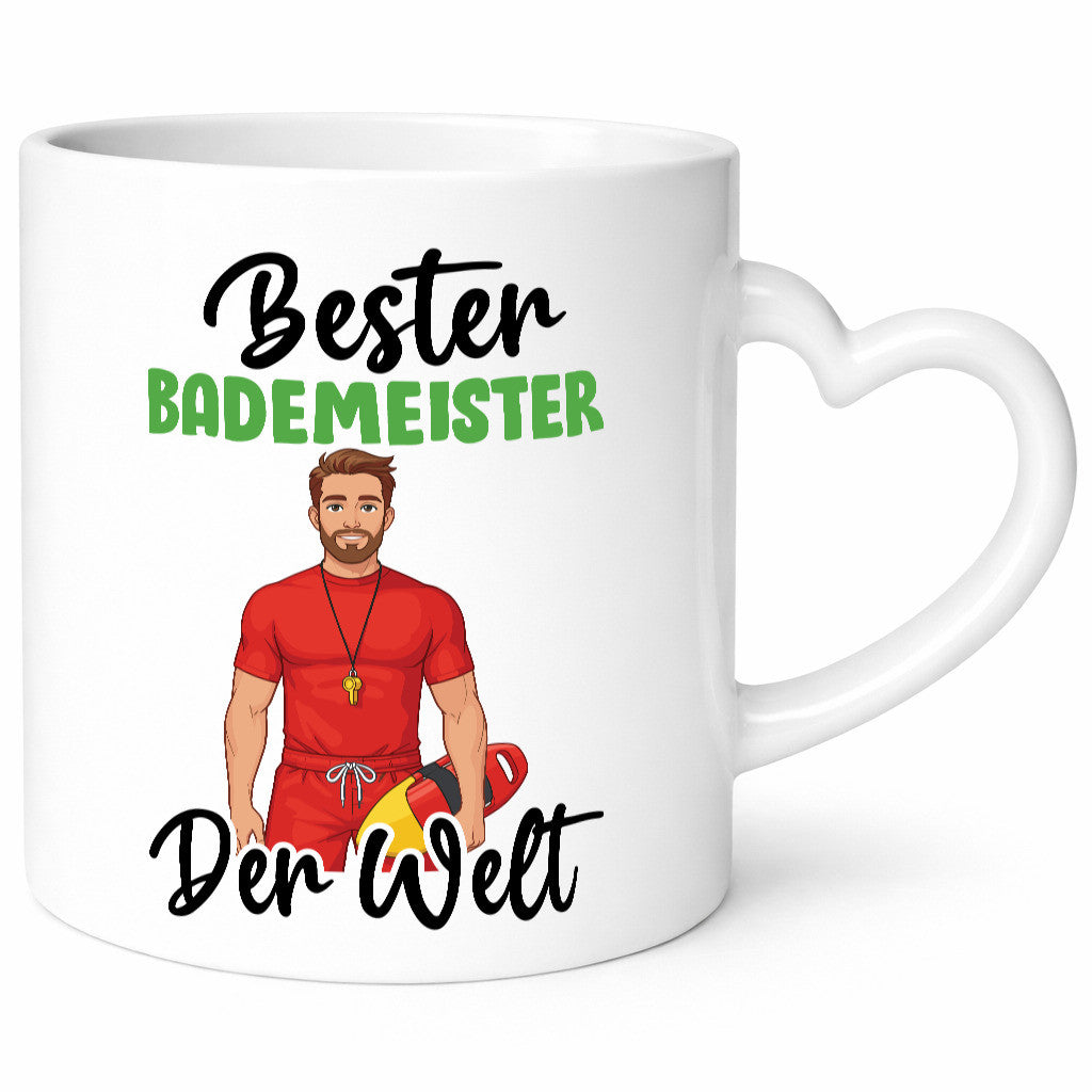 Beste Bademeister | Rettungsschwimmer lustig Humor Geschenkidee Geschenk Tasse
