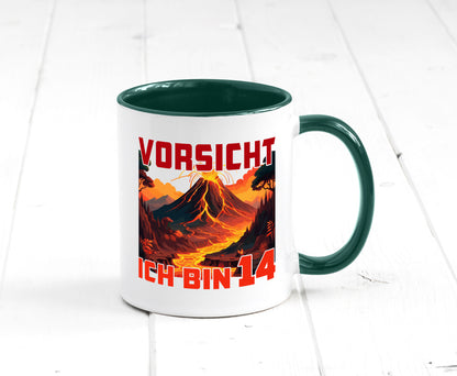 14. Geburtstag | 14 Jahre Vulkanausbruch Vulkan Geschenkidee Humor Tasse