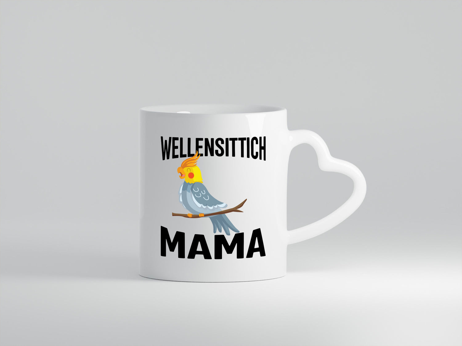 Wellensittich Mama | Vogel Muttertag Geschenk Familie Geschenkidee lustiger