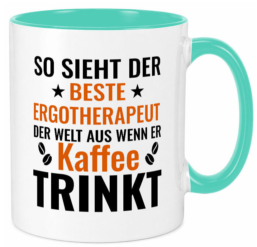 Kaffee trinkt: Ergotherapeut | Ergotherapie lustig Humor Geschenkidee Geschenk