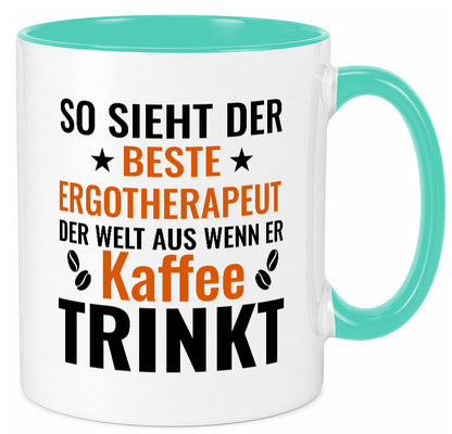 Kaffee trinkt: Ergotherapeut | Ergotherapie lustig Humor Geschenkidee Geschenk
