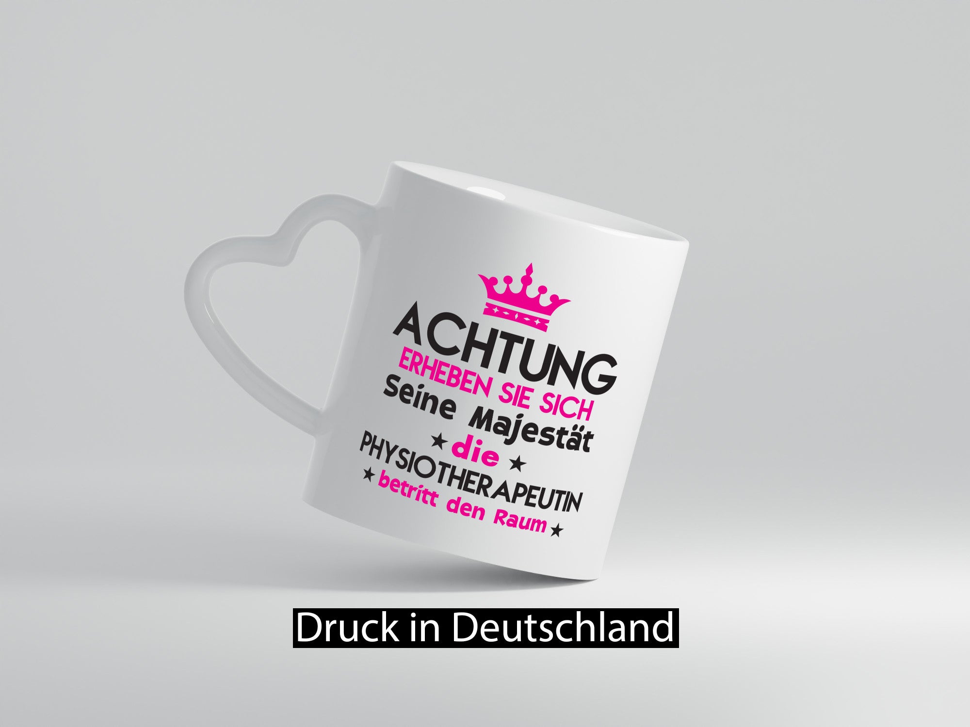 Seine Majestät Physiotherapeutin v2 Geschenkidee Humor Tasse