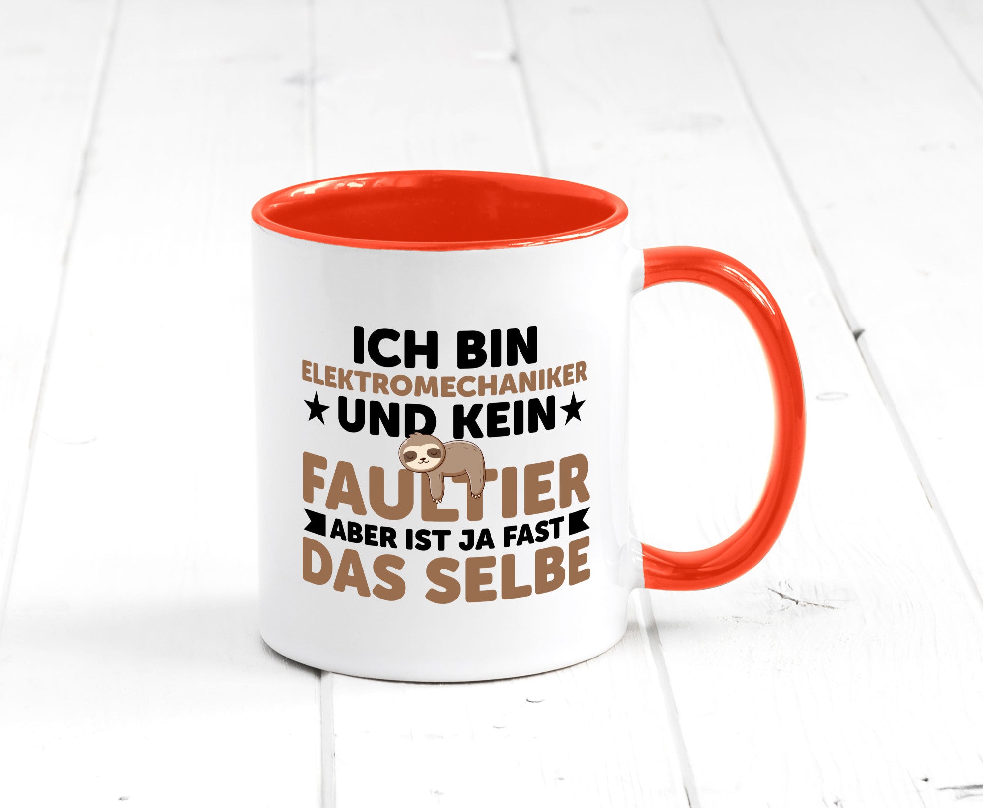 Ich bin kein Faultier: Elektromechaniker | Mechaniker Geschenkidee