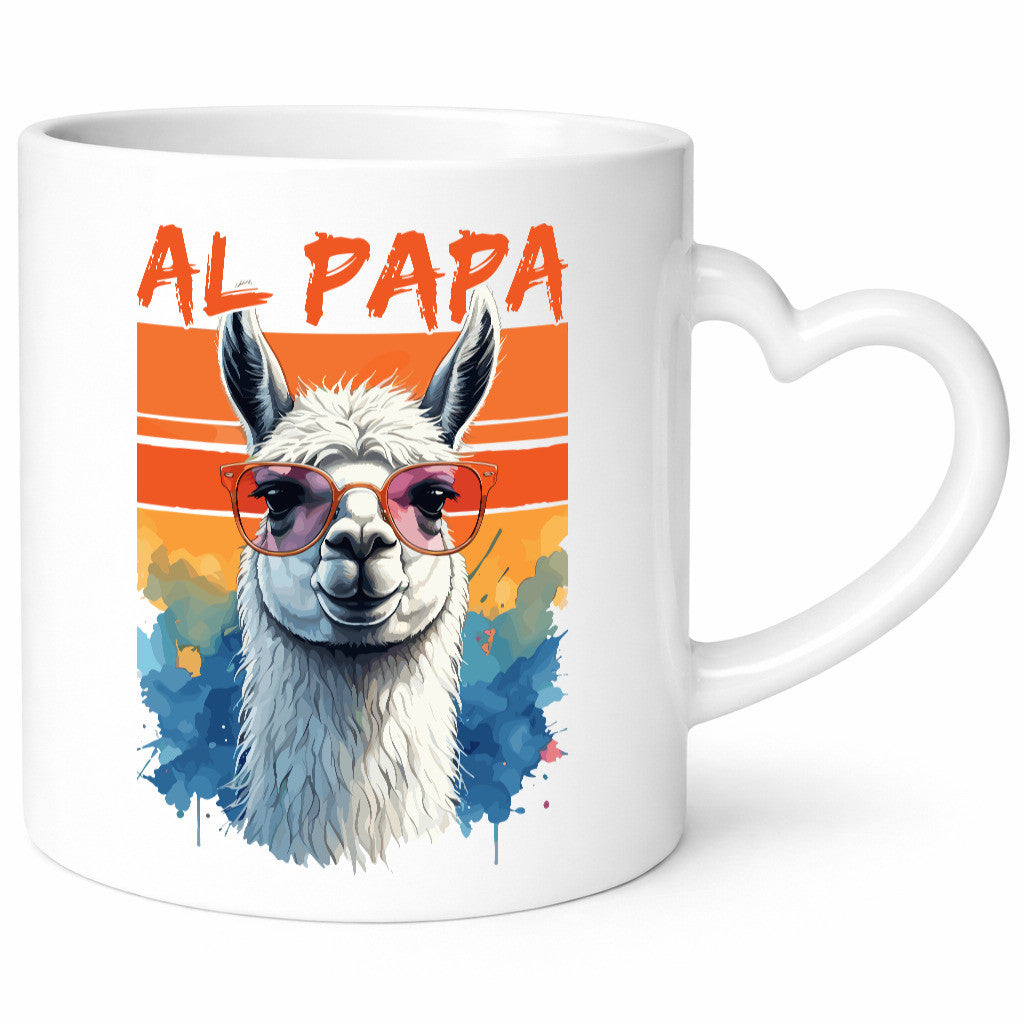 Alpapa | Lama Vatertag Vater lustig Familie Geschenkidee Geschenk Tasse