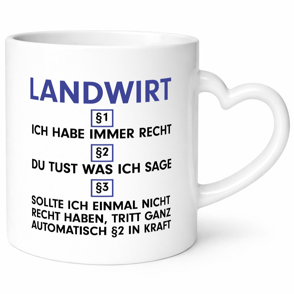 Ich habe immer Recht Landwirt | Bauer Landwirtschaft lustig Humor Geschenkidee