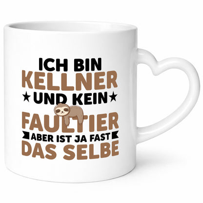 Ich bin kein Faultier: Kellner | kellnern Bedienung v2 Geschenkidee