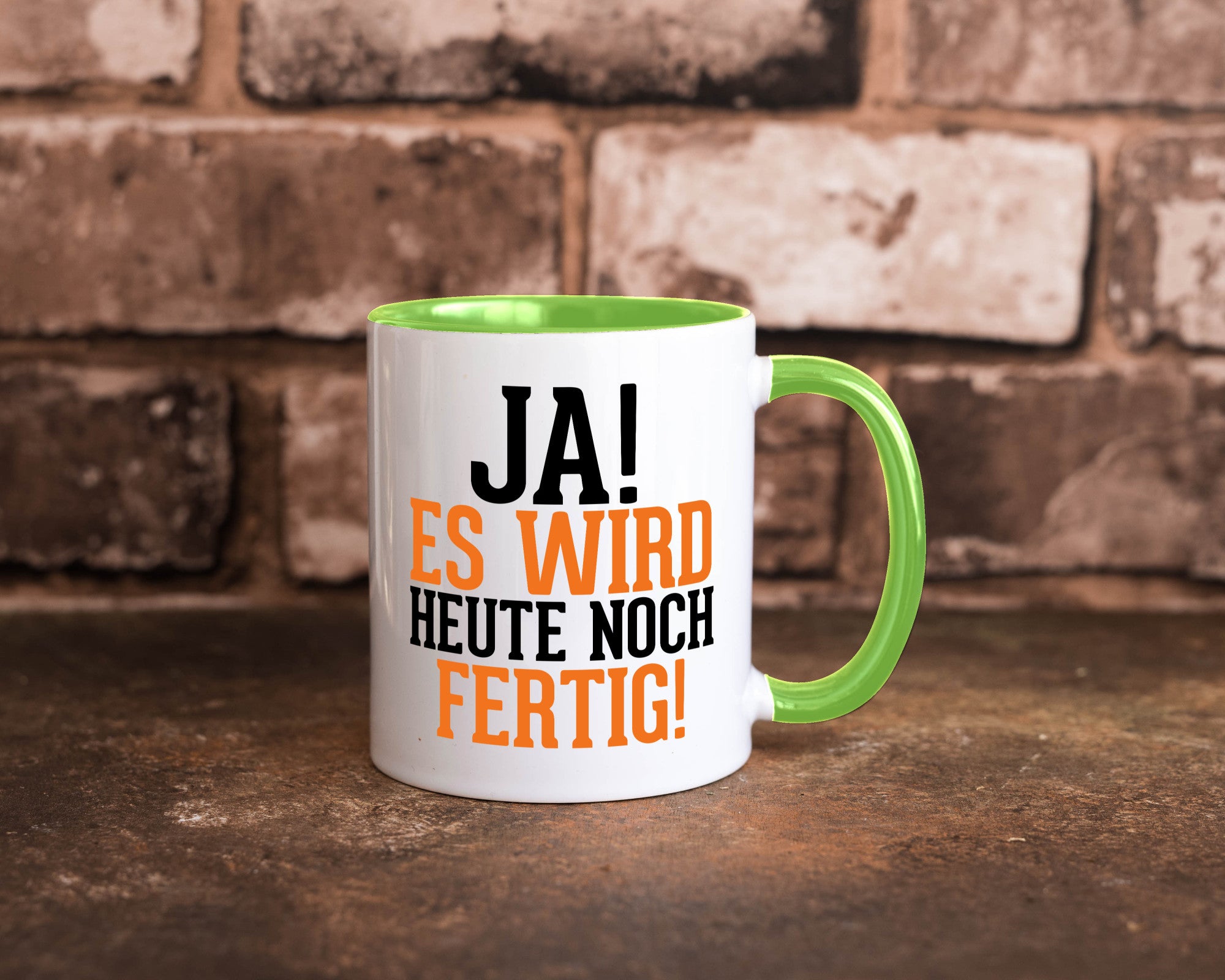 Ja es wird heute noch fertig | Arbeit Kollegen Werkstatt Humor Büro
