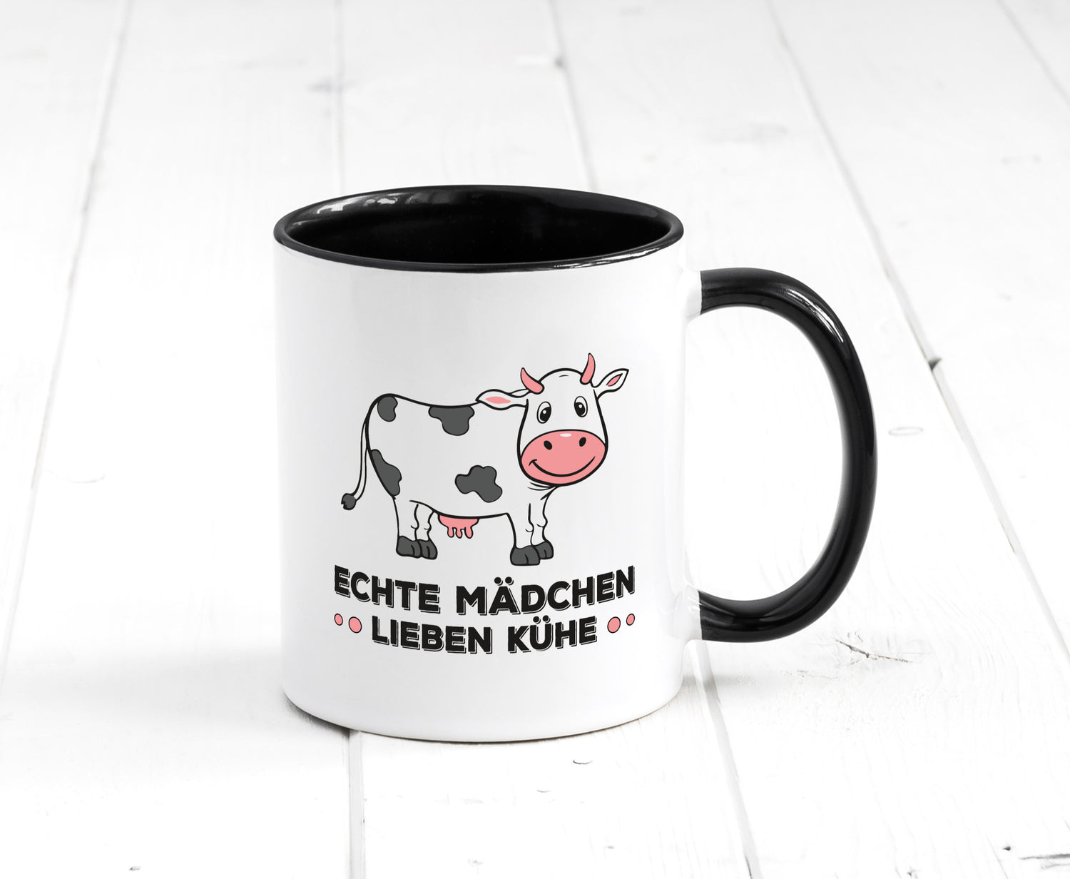 Echte mädchen lieben Kühe | Farm Farmer Bauer lustiger Spruch Geschenk Humor
