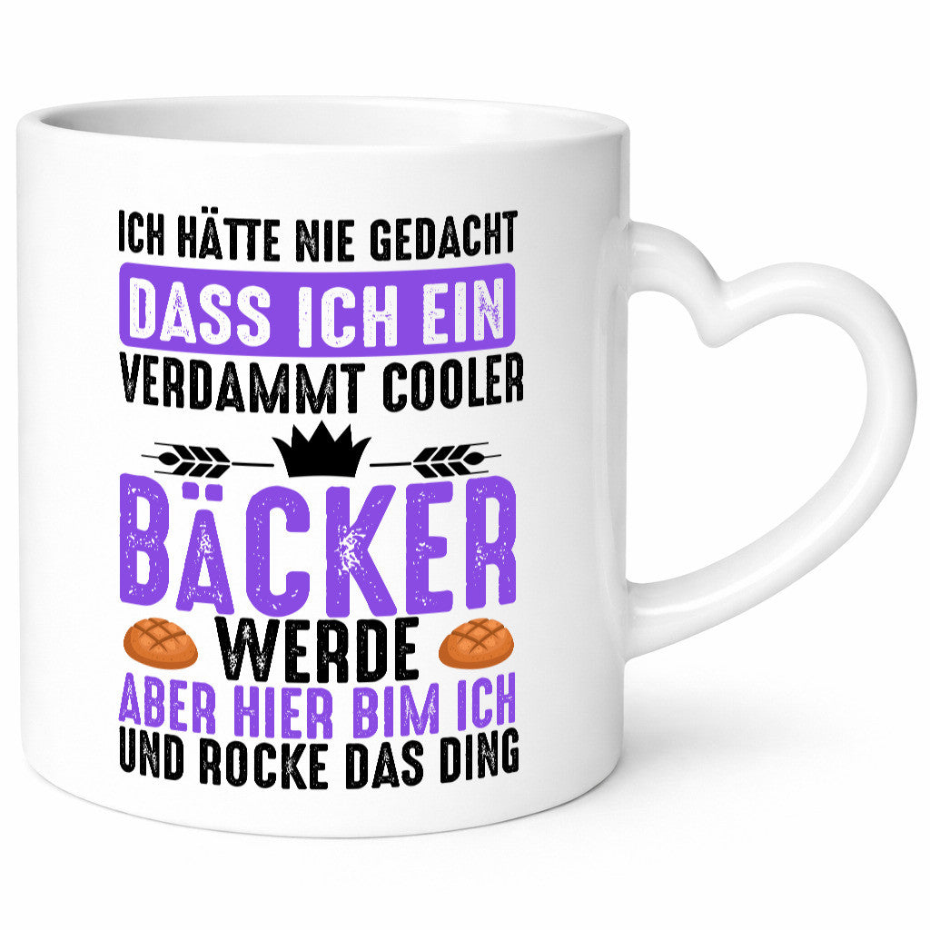 Das ich ein Cooler Bäcker werde aber hier bin Humor Geschenkidee Tasse
