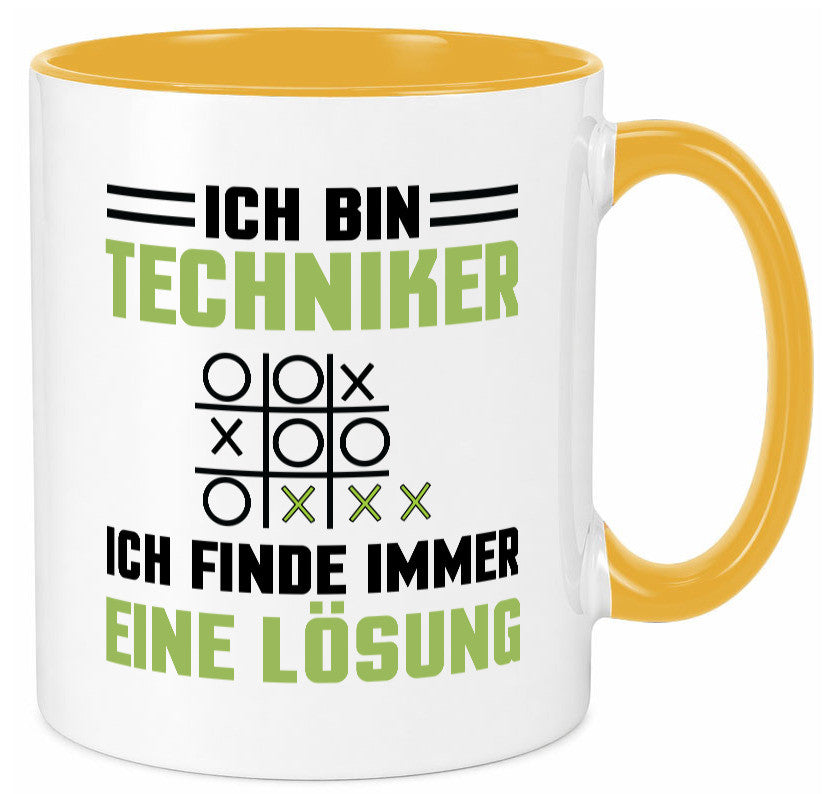 Ich bin Techniker finde immer eine Lösung | lustiger Spruch Geschenk Humor
