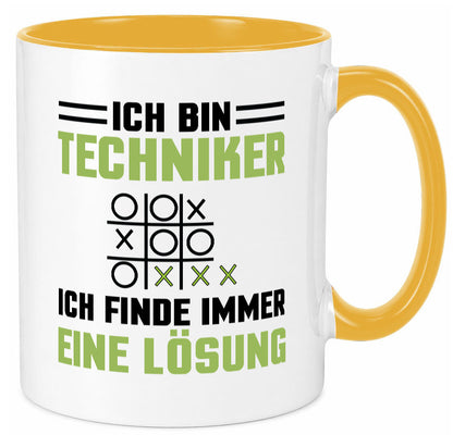 Ich bin Techniker finde immer eine Lösung | lustiger Spruch Geschenk Humor