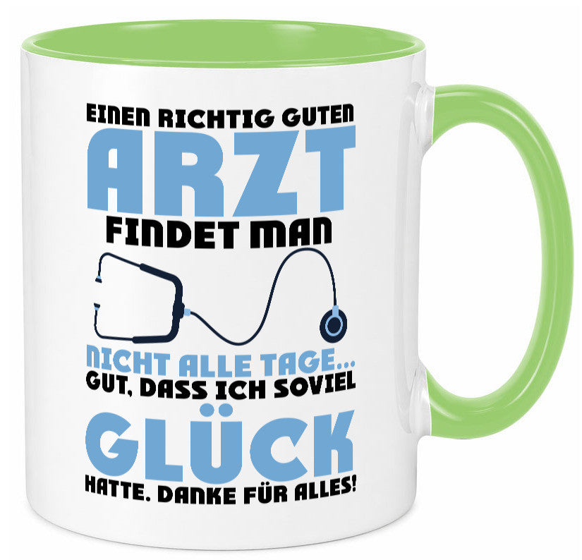 Richtig guter Arzt | Dankeschön Doktor Stethoskop Humor Geschenkidee Tasse