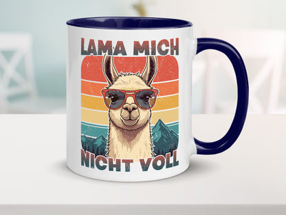 Lama mich nicht voll | Alpaka Kamel Retro lustig Humor Geschenkidee Geschenk