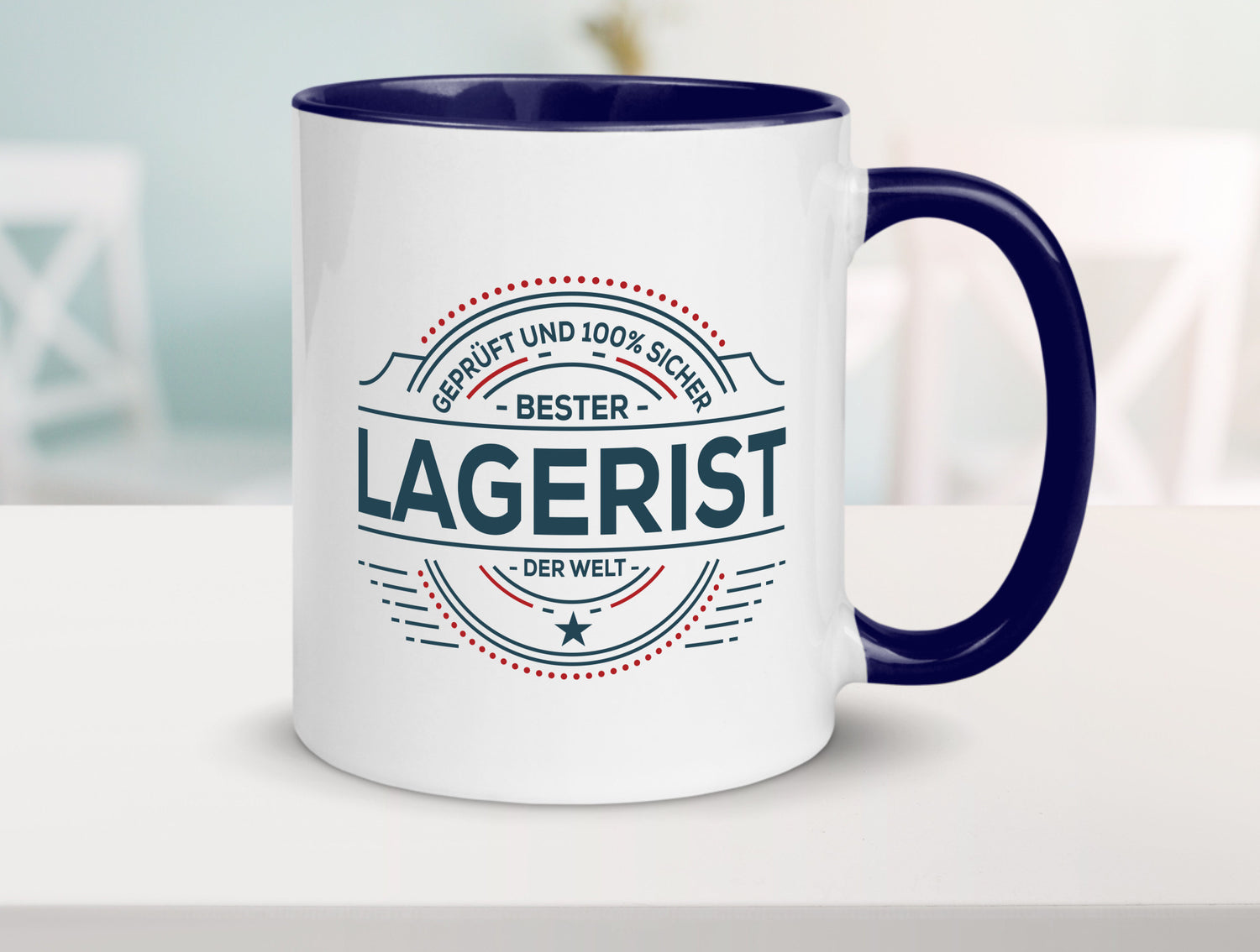Geprüft und sicher: Lagerist | Lageristen Lager Arbeiter lustiger Spruch