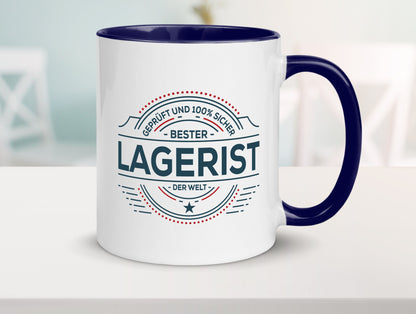 Geprüft und sicher: Lagerist | Lageristen Lager Arbeiter lustiger Spruch