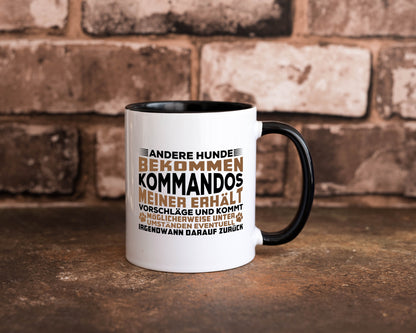 Hunde Training | Hundebesitzer Tasse Hundekommando vl4 Geschenk Tierliebhaber