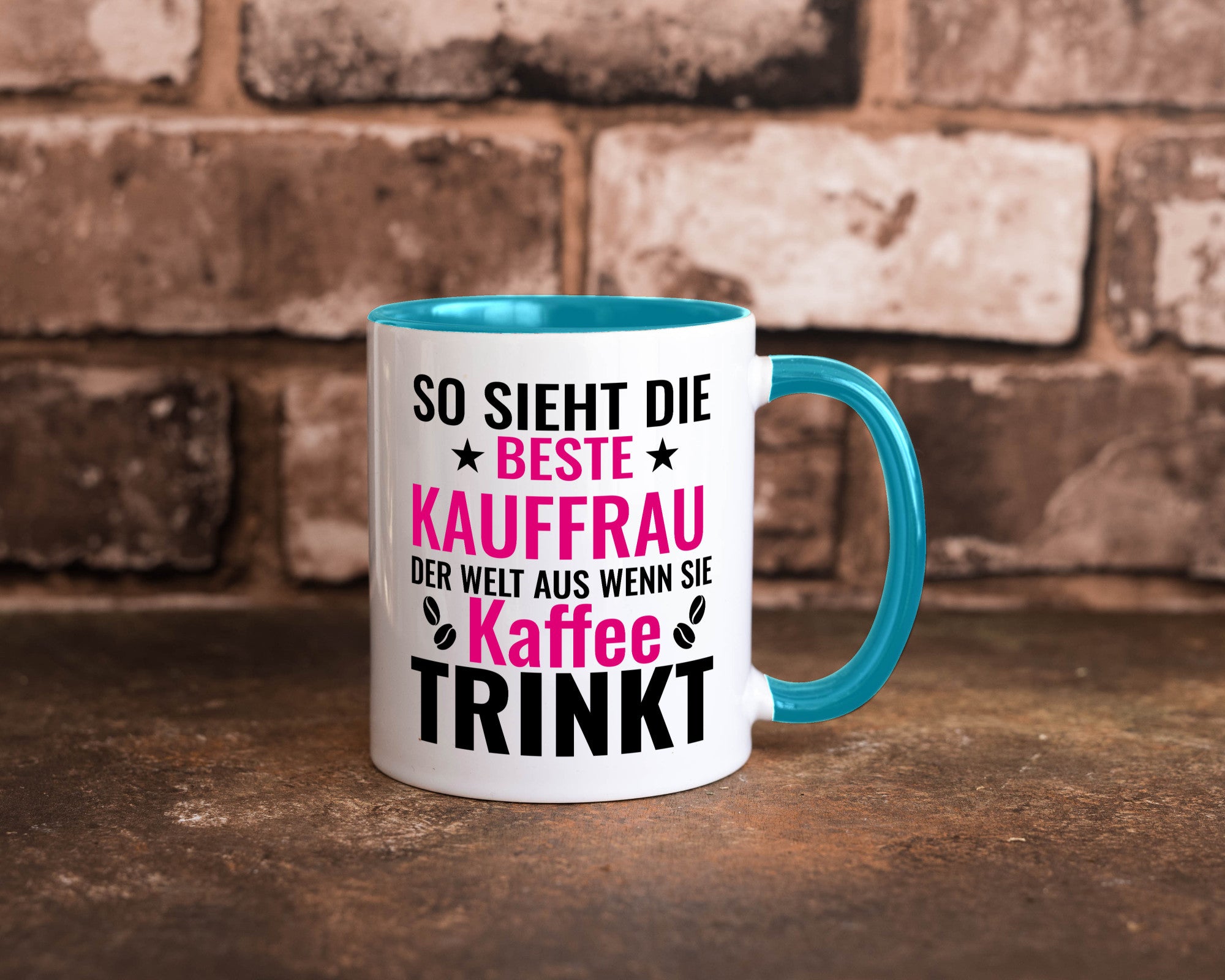 Kaffee trinkt: Kauffrau | Kauffrauen lustiger Spruch Geschenk Humor