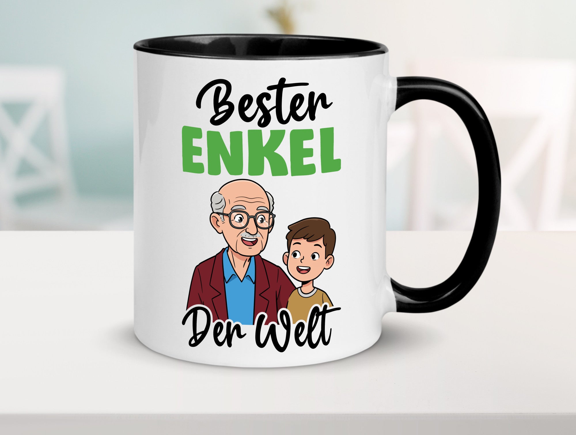 Bester Enkel | Großmutter Großvater Oma Opa lustiger Spruch Geschenk Familie