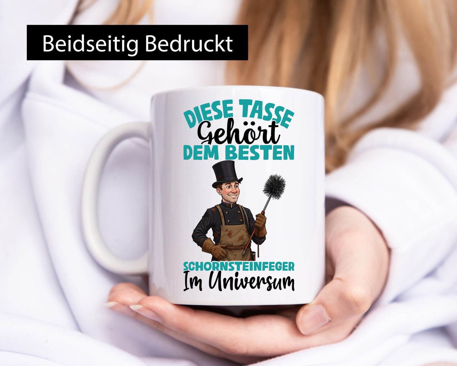 Im Universum: Schornsteinfeger | Kaminkehrer Humor Geschenkidee Tasse